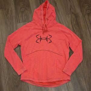 Under Armour Coral Hoodie with Black Logo